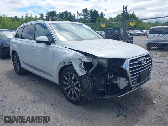2018 Audi Q7 Premium Plus with VIN WA1LAAF70JD031855, listed as a IAAI auction lot 42267620 with 39,334 mi miles and . Bid and sale history available at DreamBid. Image 1.