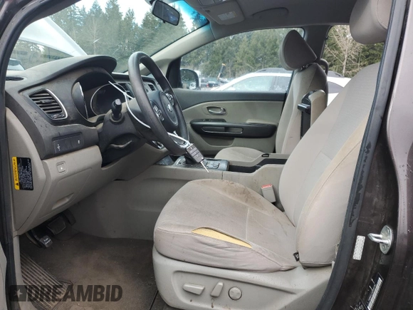 2016 Kia Sedona LX with VIN KNDMB5C16G6089786, listed as a Copart auction lot 44211155 with 128,910 mi miles and Clean Title. Bid and sale history available at carsss.com. Image 7.