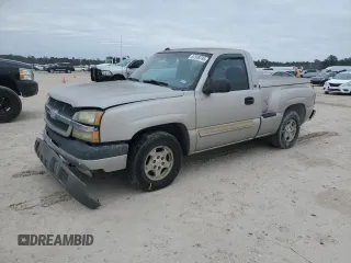 2004 Chevrolet Silverado 1500 LS with VIN 1GCEC14T04Z184560, listed as a Copart auction lot 87549745 with 113,569 mi miles and Salvage Title. Bid and sale history available at carsss.com. Image 1.