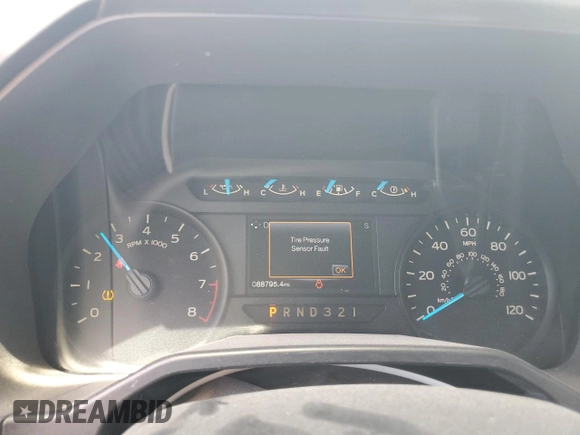 2016 Ford F-150 XL with VIN 1FTMF1C85GKD39486, listed as a Copart auction lot 53073465 with 88,795 mi miles and Salvage Title. Bid and sale history available at DreamBid. Image 9.