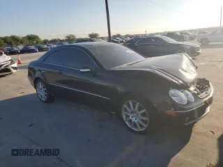 2007 Mercedes-Benz CLK 350 with VIN WDBTJ56H37F229024, listed as a Copart auction lot 71610814 with 90,017 mi miles and Salvage Title. Bid and sale history available at DreamBid. Image 4.
