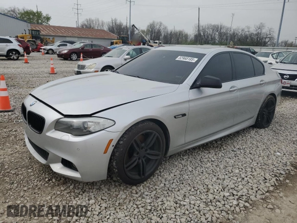 2011 BMW 5 Series 535i xDrive with VIN WBAFU7C58BC878160, listed as a Copart auction lot 52968185 with 164,177 mi miles and Clean Title. Bid and sale history available at DreamBid. Image 1.