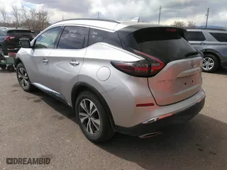 2023 Nissan Murano SV with VIN 5N1AZ2BS9PC138368, listed as a IAAI auction lot 41826107 with 57,887 mi miles. Bid and sale history available at carsss.com. Image 3.