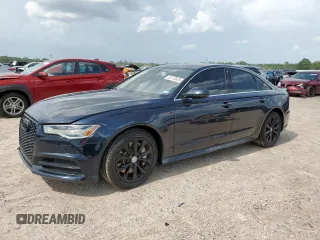 2017 Audi A6 Premium Plus with VIN WAUG8AFC6HN003673, listed as a Copart auction lot 65113635 with 114,714 mi miles and Salvage title. Bid and sale history available at DreamBid. Image 1.