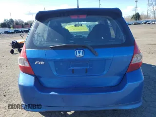 2007 Honda Fit Sport with VIN JHMGD38657S041976, listed as a Copart auction lot 48258825 with 151,075 mi miles and Salvage title. Bid and sale history available at DreamBid. Image 6.