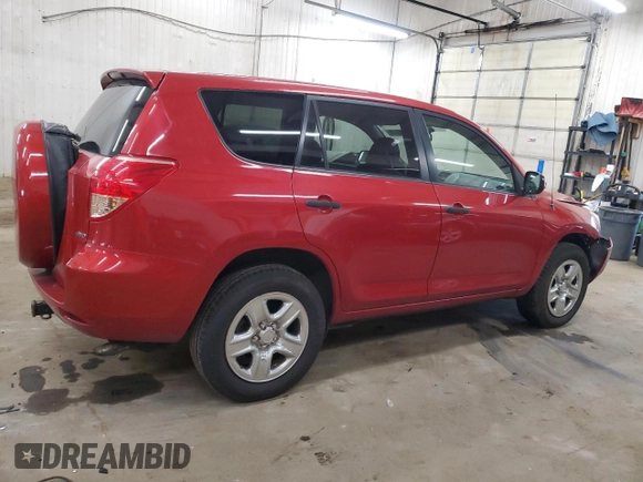 2008 Toyota RAV4 with VIN JTMBK33V286031464, listed as a Copart auction lot 53380195 with 188,065 mi miles and Salvage Title. Bid and sale history available at carsss.com. Image 3.