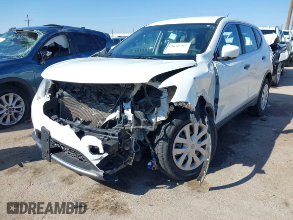 2016 Nissan Rogue SV with VIN KNMAT2MV8GP619010, listed as a IAAI auction lot 40618797 with 201,515 mi miles. Bid and sale history available at carsss.com. Image 6.