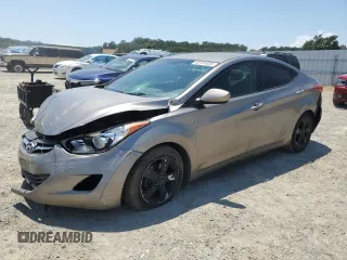 2013 Hyundai Elantra GLS with VIN 5NPDH4AE4DH451758, listed as a Copart auction lot 60124935 with 164,784 mi miles and Salvage title. Bid and sale history available at DreamBid. Image 1.