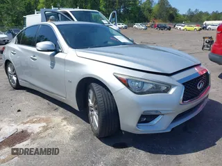 2018 Infiniti Q50 3.0t LUXE with VIN JN1EV7AR6JM441920, listed as a IAAI auction lot 41978441 with 126,455 mi miles. Bid and sale history available at carsss.com. Image 1.