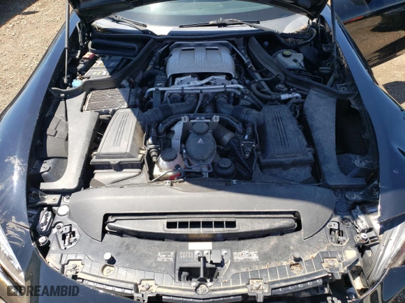 2017 Mercedes-Benz AMG GT with VIN WDDYJ7JA5HA010003, listed as a Copart auction lot 61672604 with 17,586 mi miles and Salvage Title. Bid and sale history available at carsss.com. Image 11.