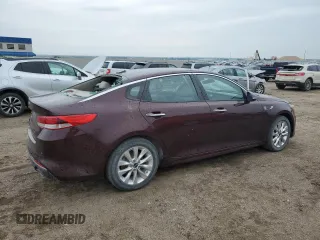 2018 Kia Optima LX with VIN 5XXGT4L34JG254135, listed as a Copart auction lot 59847805 with 120,901 mi miles and Salvage title. Bid and sale history available at DreamBid. Image 3.