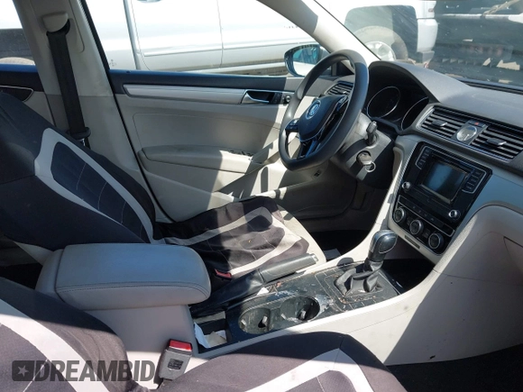 2017 Volkswagen Passat S with VIN 1VWAT7A37HC064654, listed as a IAAI auction lot 42751665 with 93,194 mi miles and . Bid and sale history available at DreamBid. Image 5.