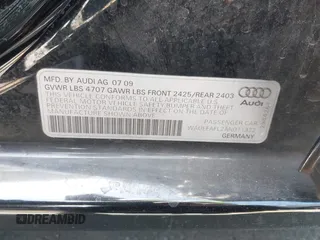 2010 Audi A4 Premium Plus с VIN WAUEFAFL2AN011322, выставлен на аукционе IAAI как лот 42311739 с пробегом 141 533 миль миль и . История ставок и продаж доступна на DreamBid. Изображение 9.