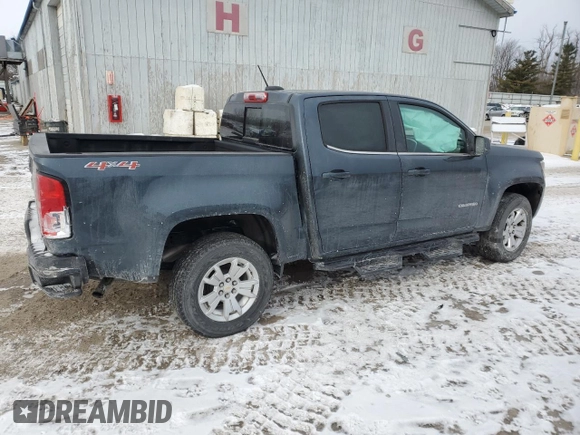2020 Chevrolet Colorado 4WD LT with VIN 1GCGTCEN4L1160117, listed as a Copart auction lot 89152135 with Not provided miles and Salvage title. Bid and sale history available at DreamBid. Image 3.