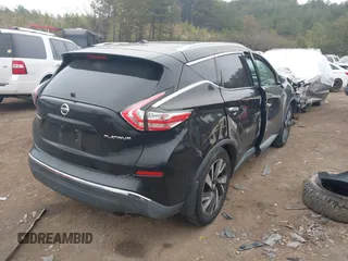 2015 Nissan Murano Platinum with VIN 5N1AZ2MG0FN218749, listed as a IAAI auction lot 41526186 with 206,492 mi miles and . Bid and sale history available at DreamBid. Image 4.