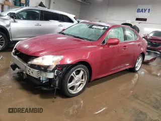 2006 Lexus IS 250 with VIN JTHCK262765001796, listed as a Copart auction lot 87960765 with 132,272 mi miles and Salvage Title. Bid and sale history available at DreamBid. Image 1.