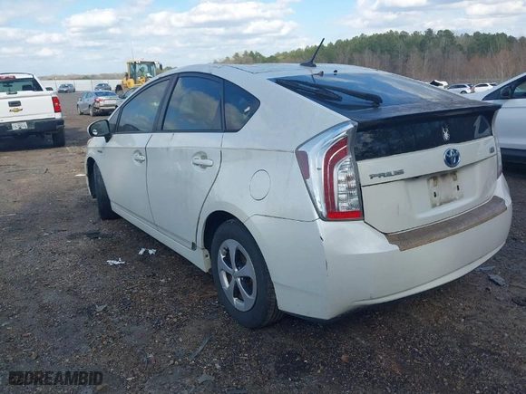 2012 Toyota Prius One with VIN JTDKN3DU4C5481290, listed as a IAAI auction lot 41529171 with NaN miles. Bid and sale history available at carsss.com. Image 3.