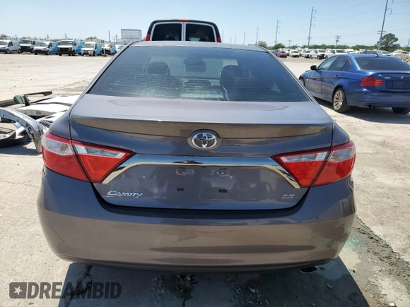 2016 Toyota Camry XLE with VIN 4T1BF1FK5GU227141, listed as a Copart auction lot 51174105 with 38,325 mi miles and Salvage Title. Bid and sale history available at DreamBid. Image 6.