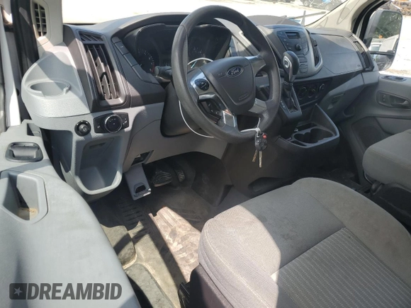 2016 Ford Transit Cargo with VIN 1FTYR1ZM7GKA22550, listed as a Copart auction lot 55584895 with 154,499 mi miles and Salvage title. Bid and sale history available at DreamBid. Image 8.