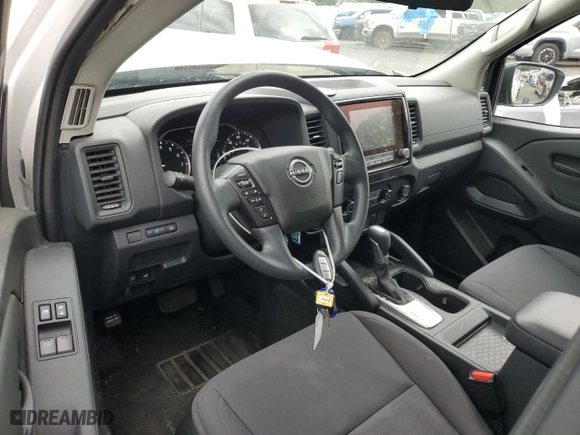 2022 Nissan Frontier S with VIN 1N6ED1CM9NN658423, listed as a Copart auction lot 68548234 with 33,229 mi miles and Salvage Title. Bid and sale history available at carsss.com. Image 8.