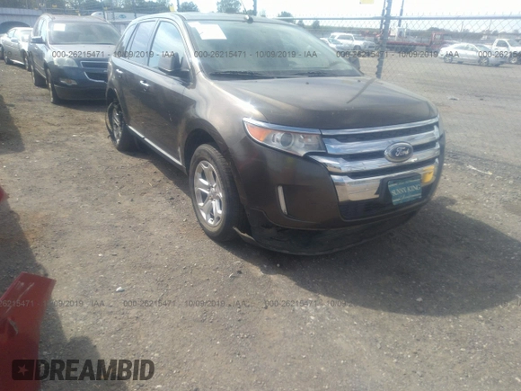 2011 Ford Edge SEL with VIN 2FMDK3JC2BBA63202, listed as a IAAI auction lot 26215471 with 125,684 mi miles. Bid and sale history available at carsss.com. Image 6.