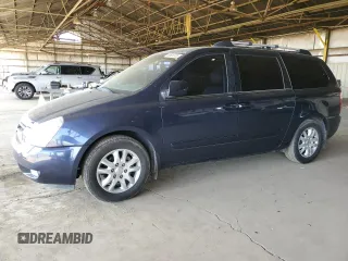 2009 Kia Sedona LX with VIN KNDMB233196279966, listed as a Copart auction lot 49606935 with 125,226 mi miles and Salvage Title. Bid and sale history available at carsss.com. Image 1.