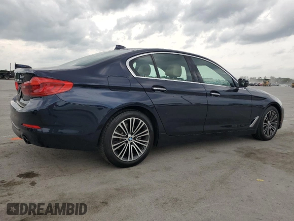 2017 BMW 5 Series 530i with VIN WBAJA5C37HG897385, listed as a Copart auction lot 57414135 with 65,221 mi miles and Salvage title. Bid and sale history available at DreamBid. Image 3.