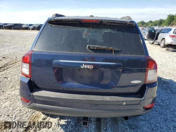 2017 Jeep Compass High Altitude with VIN 1C4NJCEB3HD198043, listed as a Copart auction lot 55477445 with 186,243 mi miles and Salvage title. Bid and sale history available at DreamBid. Image 6.
