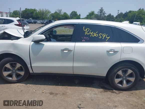 2015 Acura MDX with VIN 5FRYD4H28FB016816, listed as a IAAI auction lot 42406594 with Not provided miles and . Bid and sale history available at DreamBid. Image 13.