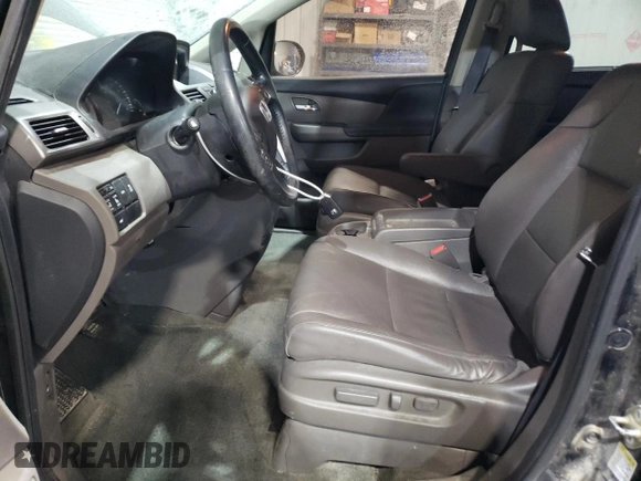 2016 Honda Odyssey EX-L with VIN 5FNRL5H6XGB159396, listed as a Copart auction lot 46172725 with 138,740 mi miles and Salvage Title. Bid and sale history available at DreamBid. Image 7.