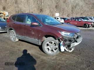 2019 Honda CR-V EX-L with VIN 7FARW2H89KE025788, listed as a Copart auction lot 46283485 with 49,012 mi miles and Salvage Title. Bid and sale history available at carsss.com. Image 4.