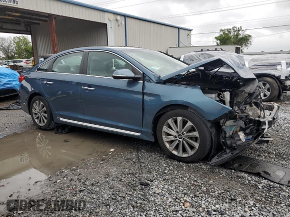 2017 Hyundai Sonata Sport with VIN 5NPE34AF6HH452394, listed as a Copart auction lot 52299045 with Not Provided miles and Salvage Title. Bid and sale history available at DreamBid. Image 4.
