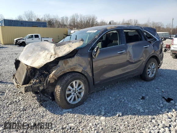 2020 Kia Sorento LX V6 with VIN 5XYPGDA53LG613403, listed as a Copart auction lot 48619245 with 0 mi miles and Salvage Title. Bid and sale history available at carsss.com. Image 1.
