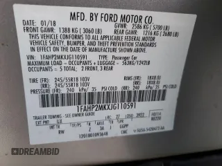 2018 Ford Police Interceptor with VIN 1FAHP2MKXJG110591, listed as a Copart auction lot 42138785 with 72,673 mi miles and Salvage title. Bid and sale history available at DreamBid. Image 12.
