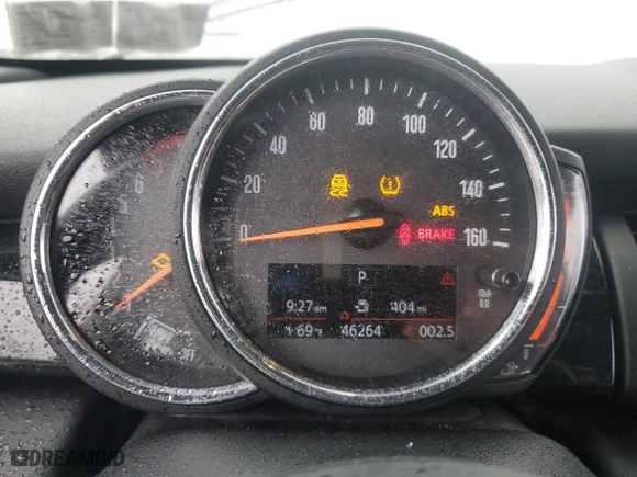 2019 MINI Hardtop 2 Door Cooper with VIN WMWXP5C52K2H97423, listed as a Copart auction lot 43981825 with 46,264 mi miles and Salvage Title. Bid and sale history available at carsss.com. Image 9.