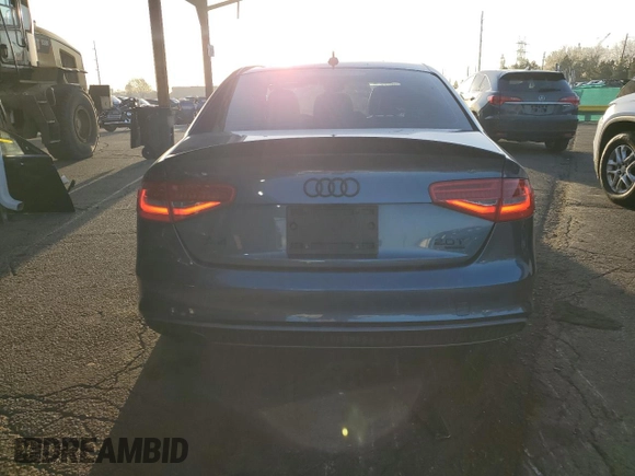 2015 Audi A4 Premium Plus with VIN WAUFFAFLXFN013671, listed as a Copart auction lot 51095675 with 92,685 mi miles and Salvage Title. Bid and sale history available at carsss.com. Image 6.