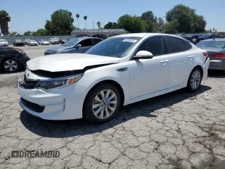 2018 Kia Optima S with VIN 5XXGT4L32JG261357, listed as a Copart auction lot 64586425 with 18,502 mi miles and Salvage title. Bid and sale history available at DreamBid. Image 1.