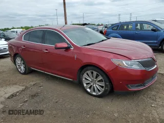 2013 Lincoln MKS EcoBoost with VIN 1LNHL9FT1DG604990, listed as a Copart auction lot 57619245 with 76,899 mi miles and Clean title. Bid and sale history available at DreamBid. Image 4.