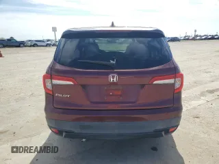 2019 Honda Pilot LX with VIN 5FNYF5H16KB031060, listed as a Copart auction lot 50821515 with 164,706 mi miles and Salvage Title. Bid and sale history available at DreamBid. Image 6.