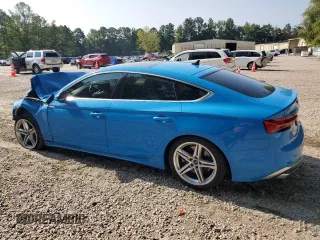 2022 Audi A5 Sportback S line Premium with VIN WAUDACF58NA008476, listed as a Copart auction lot 67375924 with 61,240 mi miles and Salvage Title. Bid and sale history available at carsss.com. Image 2.