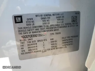 2016 Chevrolet Colorado 4WD LT with VIN 1GCGTCE35G1392021, listed as a Copart auction lot 47250845 with 57,999 mi miles and Salvage Title. Bid and sale history available at carsss.com. Image 14.