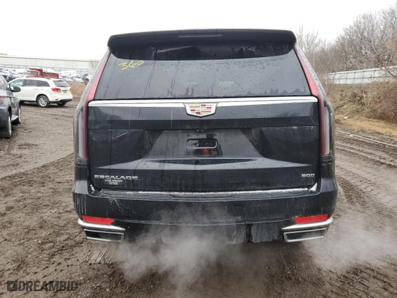 2021 Cadillac Escalade Premium Luxury with VIN 1GYS4CKL7MR349089, listed as a Copart auction lot 85086864 with 63,045 mi miles and Salvage Title. Bid and sale history available at carsss.com. Image 6.