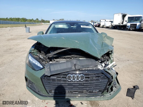 2022 Audi A5 Sportback Premium Plus with VIN WAUCBCF51NA017318, listed as a Copart auction lot 80448684 with NaN miles and Salvage Title. Bid and sale history available at carsss.com. Image 5.
