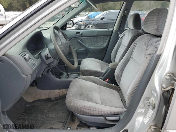 2000 Honda Civic VP with VIN 2HGEJ6612YH584853, listed as a Copart auction lot 87037754 with 169,552 mi miles and Salvage Title. Bid and sale history available at carsss.com. Image 7.