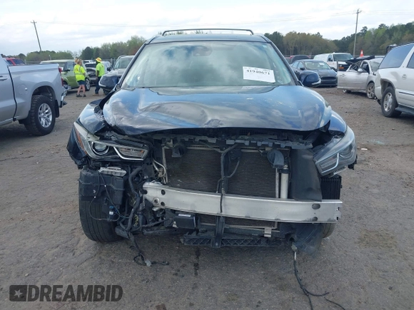 2017 Infiniti QX60 with VIN 5N1DL0MM3HC504232, listed as a IAAI auction lot 41940671 with 156,488 mi miles and . Bid and sale history available at DreamBid. Image 12.