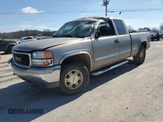1999 GMC New Sierra 1500 SLE with VIN 1GTEK19T6XE505489, listed as a Copart auction lot 45803105 with 217,370 mi miles and Salvage Title. Bid and sale history available at carsss.com. Image 1.
