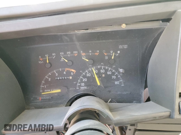 1994 Chevrolet Suburban with VIN 1GNGK26N2RJ373188, listed as a Copart auction lot 75893984 with 221,145 mi miles and Salvage Title. Bid and sale history available at carsss.com. Image 9.