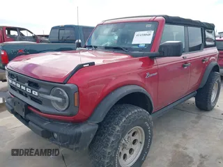 2021 Ford Bronco with VIN 1FMDE5BHXMLB01758, listed as a IAAI auction lot 41418048 with 31,652 mi miles and . Bid and sale history available at DreamBid. Image 22.