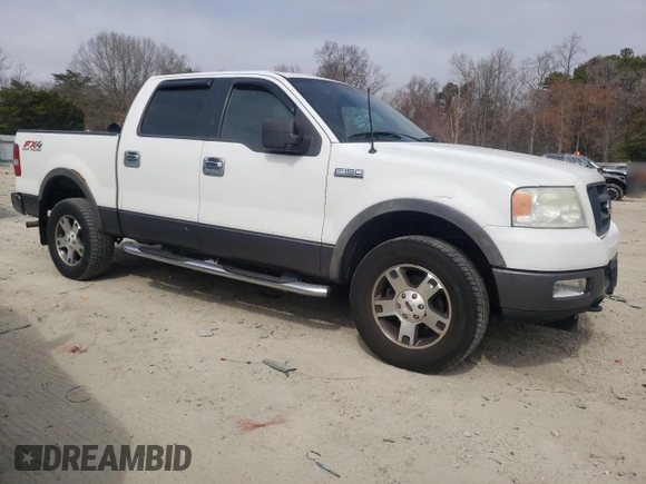 2005 Ford F-150 XLT with VIN 1FTPW14565FA53704, listed as a Copart auction lot 48850845 with 271,318 mi miles and Salvage Title. Bid and sale history available at carsss.com. Image 4.