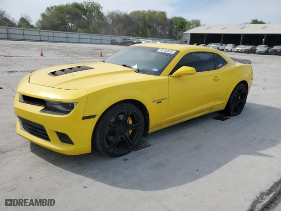 2014 Chevrolet Camaro SS with VIN 2G1FS1EW8E9305792, listed as a Copart auction lot 50789035 with 97,929 mi miles and Clean Title. Bid and sale history available at carsss.com. Image 1.